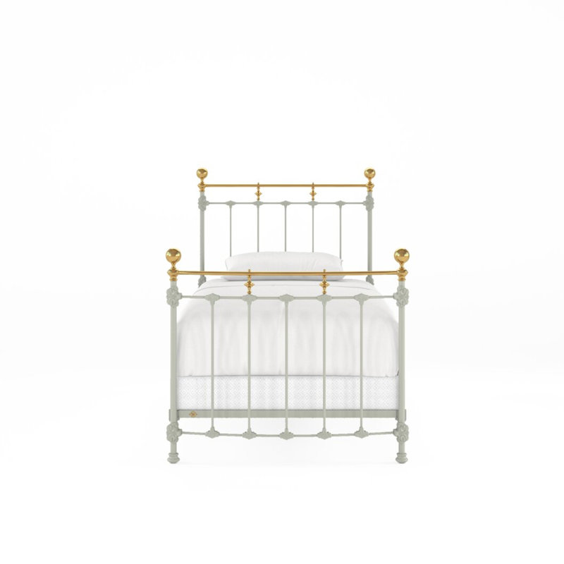 Excelsior Iron & Brass Bed, Twin