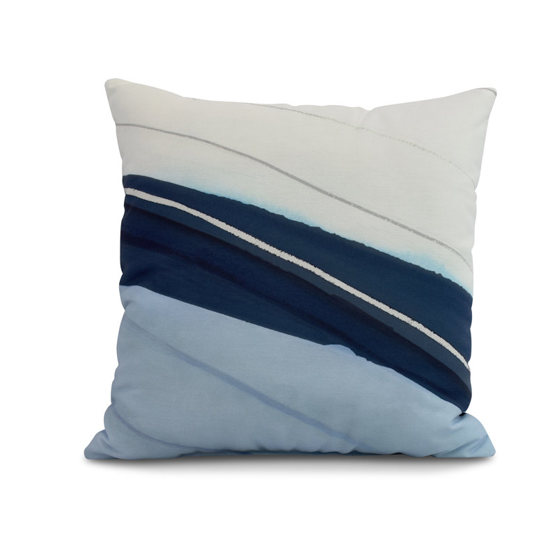 Housse et insert de coussin carré Nantucket, Marine, 20 po x 20 po