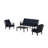 Oxford 4-Piece Deep Seating Set with Sofa-88752642-88752648