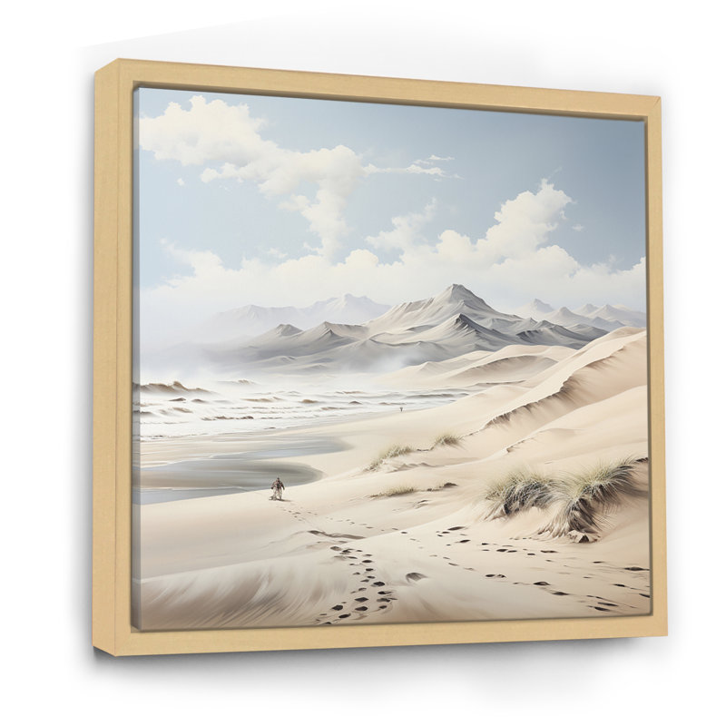 Photo de plage Dune Dreams II, Cadre naturel flottant, H 30 po x l 30 po x P 1 po