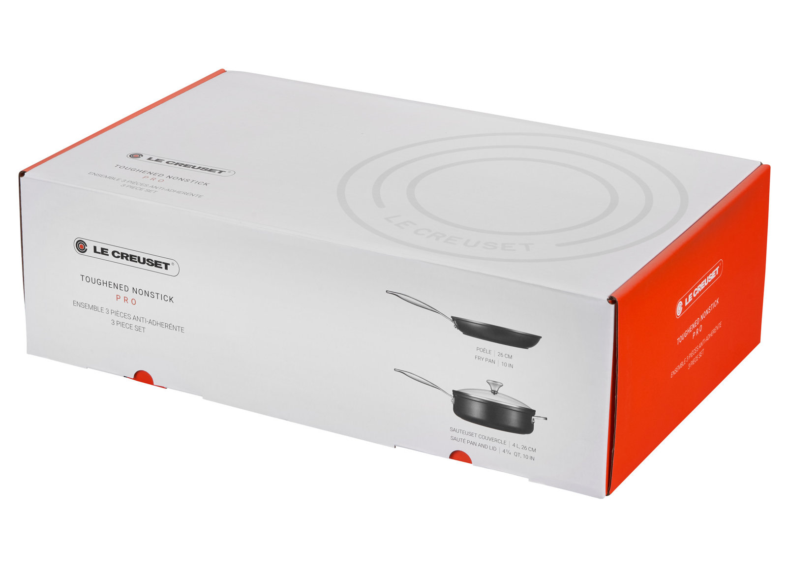 Le Creuset Toughened Nonstick 3 Piece Cookware Set