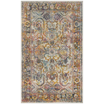 Green Oriental Hand Woven Area Rug