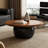 Ancient style advanced retro round coffee table