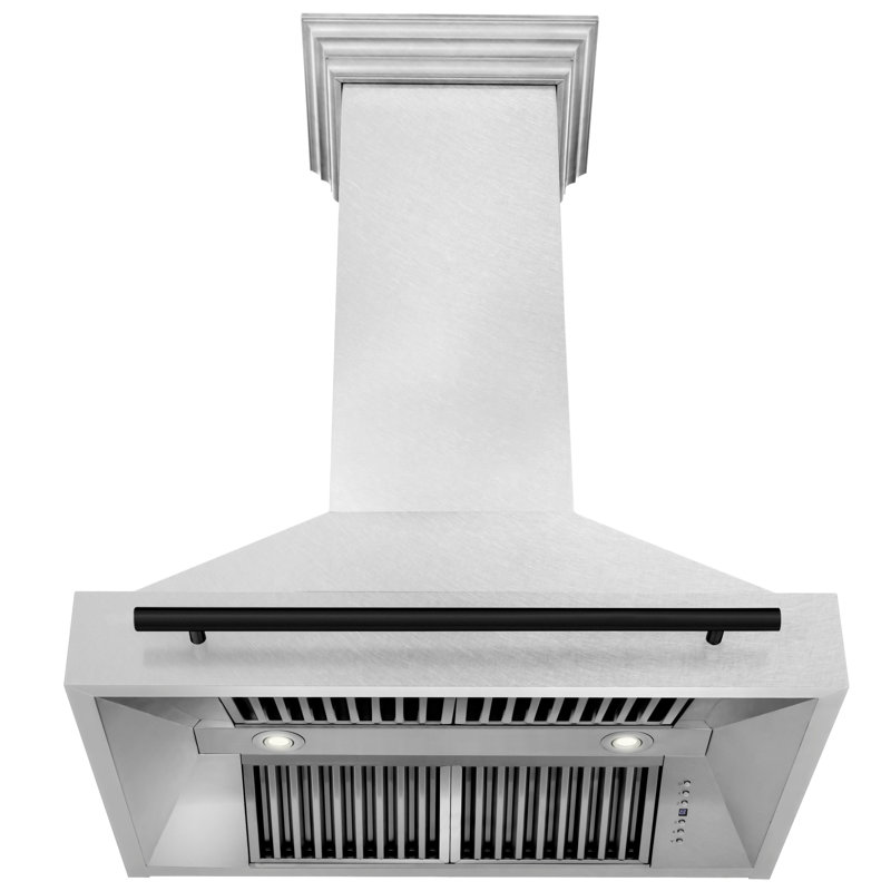 Autograph Edition 36" Fingerprint Resistant Stainless Steel Range Hood, Matte Black
