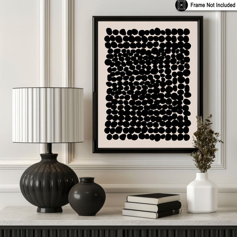Galets noirs, 12"H x 16"W, Poster, Unframed