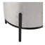 Dinnall 42cm Wide Velvet Round Footstool Ottoman