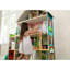 Maison de poupée deluxe pour enfants Delta - Maui - Grande maison de poupée de 4 étages avec 12 pièces comprenant 50 accessoires - Élévateur fonctionnel, glissoire à vagues, lumières / sons - Convient aux poupées de 12 pouces - Cadeau de jeu pour enfants de 3 ans et plus