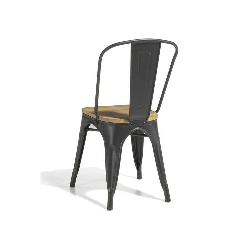 Ola Dining Chair, Black/Natural