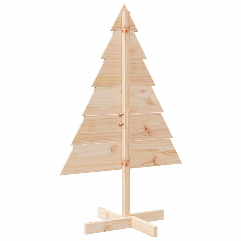 Wood Holiday Shaped Ornament, 110cm H x 70cm W x 47cm D