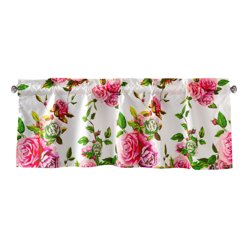 Adym Floral Tailored Window Valance