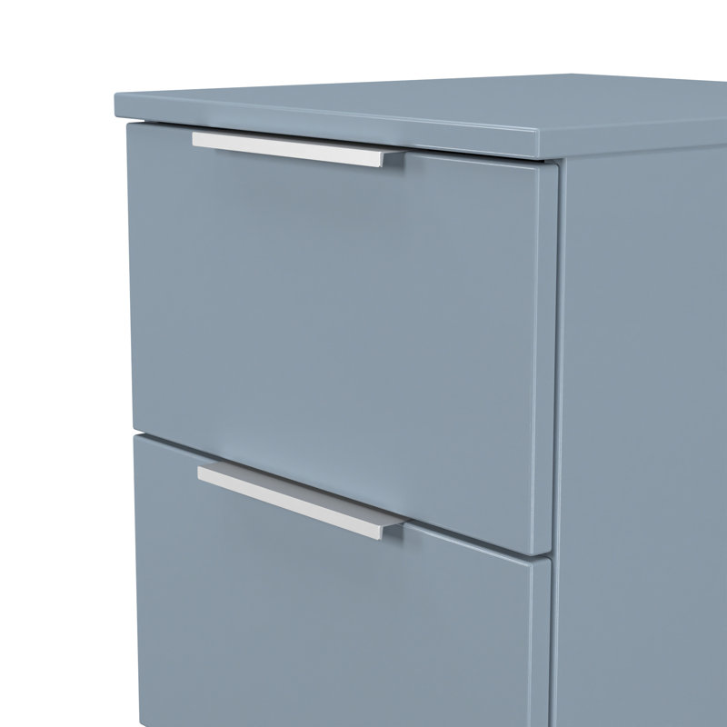 37cm W Manufactured Wood Bedside Table