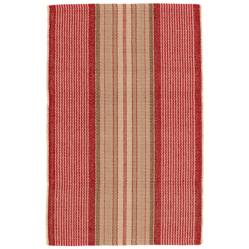 Framboise Handwoven Cotton Rug, Rectangle 8'6" x 11'6"