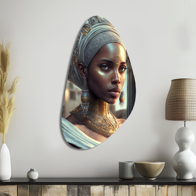 Exquiste femme africaine Design III, H 39 po x l 21 po