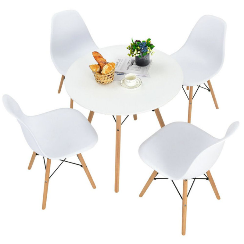 Akiles 4 - Person Four Leg Dining Set