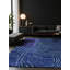 Tapis bleu soyeux et moelleux-1499946111