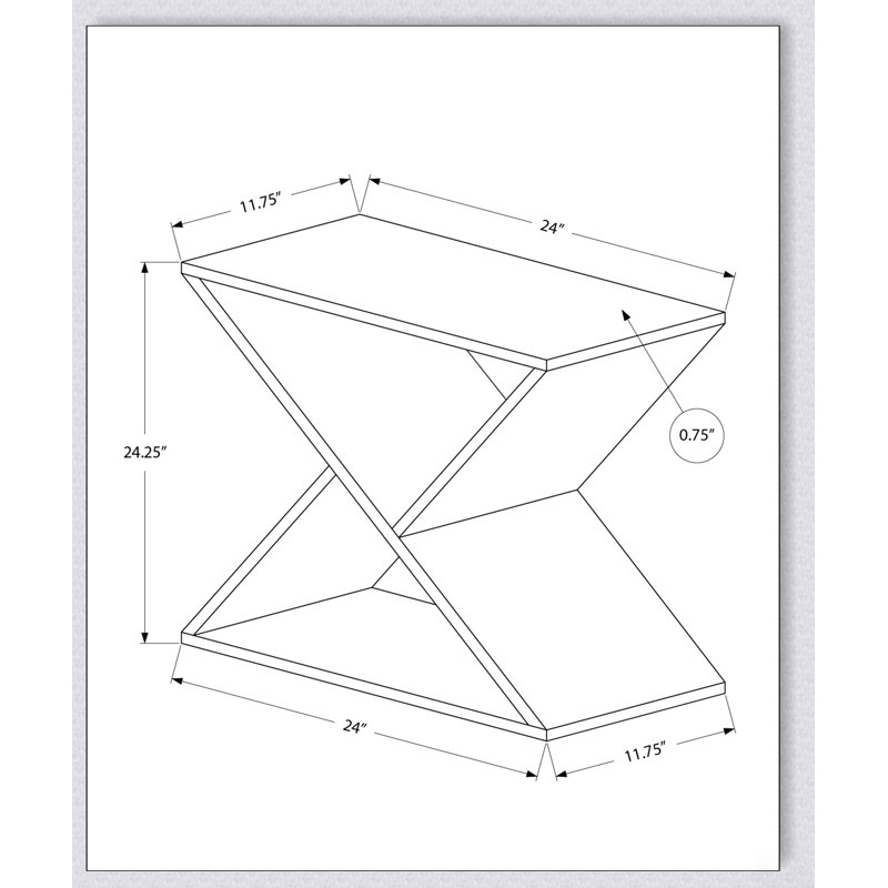 Table d'appoint étroite en placage contemporain pour les petites chambres et les salons, parfaite pour les lampes et la décoration