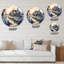 Horloge murale en métal-1246988131