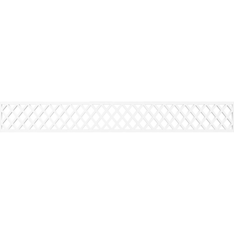 Moulure Manchester Fruster, H 6 po x l 46,5 po x P 0,375 po, PVC de qualité architecturale