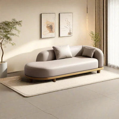Premium Soft Chaise Longue with Leatherette