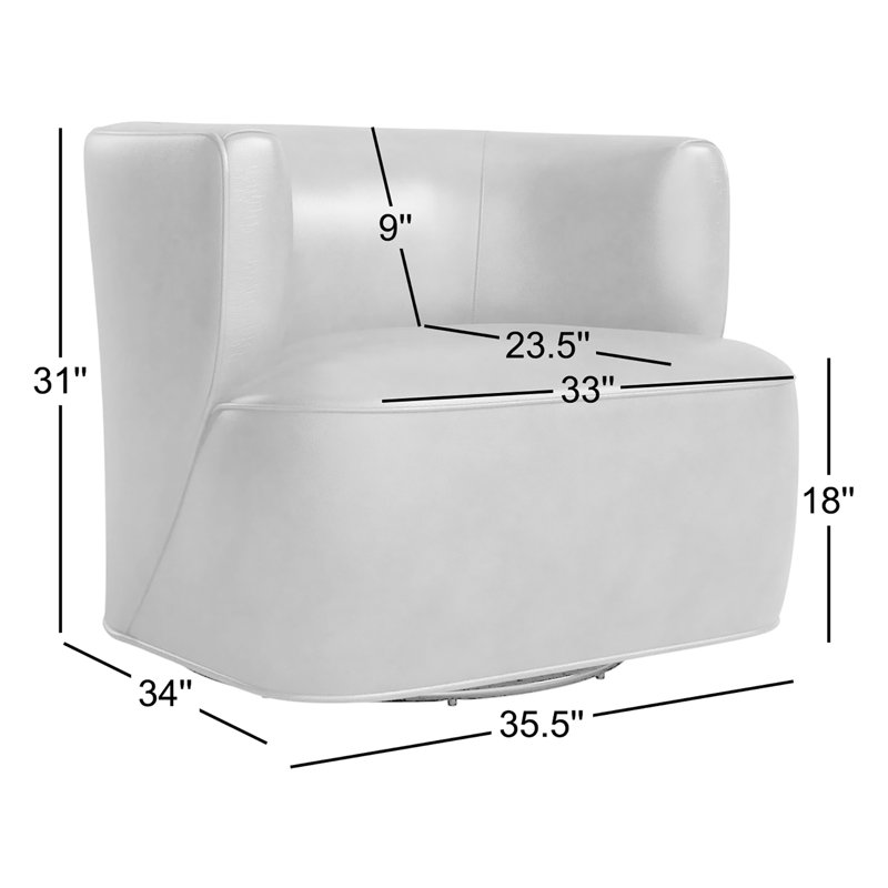 Mila Swivel Barrel Chair