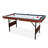 Rack Crux 55 in Folding Billiard/Pool Table (Blue 3-in-1 Multi Game)