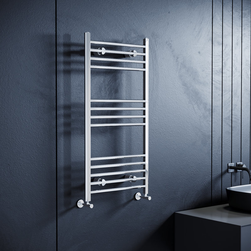 Sasser Straight Towel Rail Heated Towel Rails, 1000mm H x 500mm W x 30mm D
