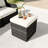 Louann Five-person Group Outdoor Wicker Set With Wicker Coffee Table And Two Ottomans-1665510327-1665510323