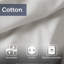 Housse de couette en chenille 3 médaillons très grand / très grand - coton-120469525-120469526
