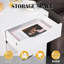  5 Drawer Chest Wood File Cabinet Rolling Storage Dresser With Wheels For Home Office, White
