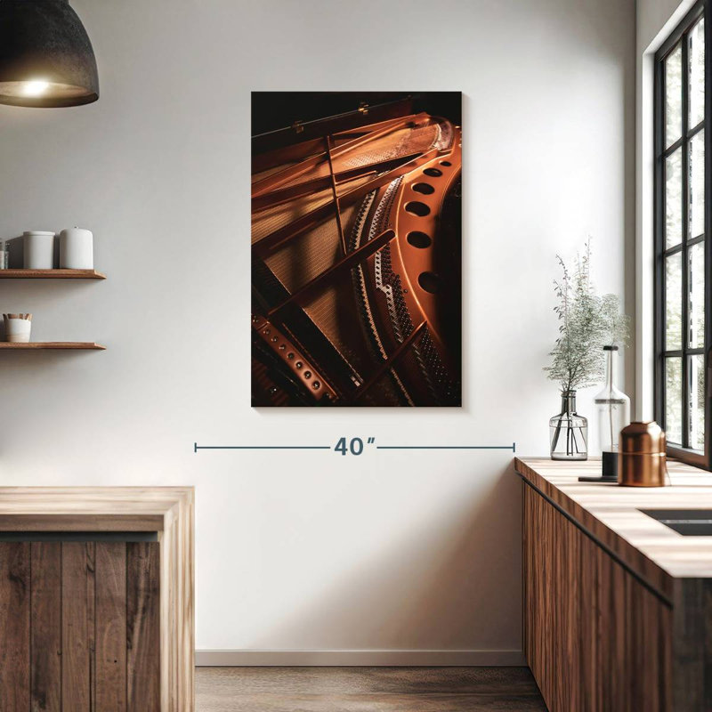 Abarca Piano Strings And Frame, 39" H x 26" W