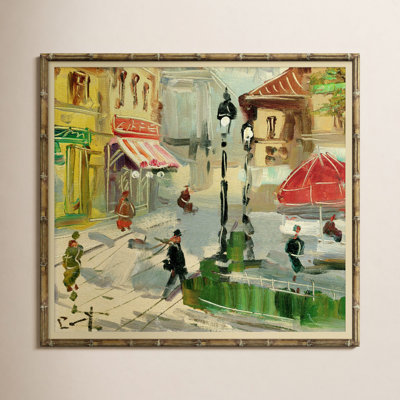Paris Street Cityscape 1955 - reproduction de cadre photo