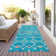 Aleighna Area Rug with Non-Slip Backing