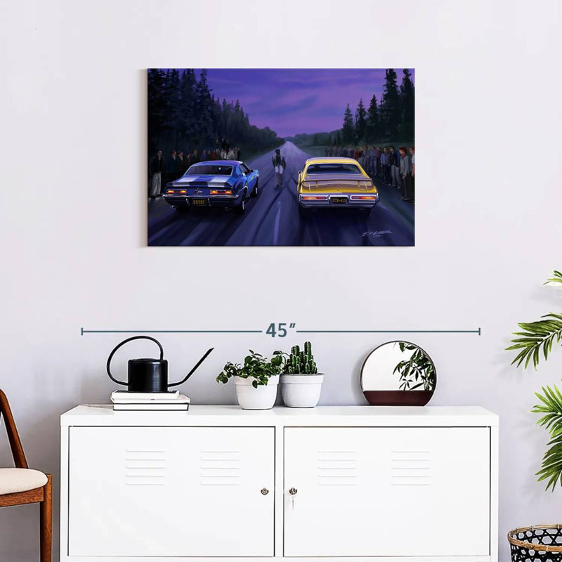 Mehar Back Road Races, 20" H x 30" W