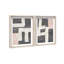 Placed together set Shadowbox Abstract Print by Oliver Gal, Black Frame, 10 x 15-600909217-600909243