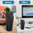 Car Trash Can With Lid Leakproof Black
