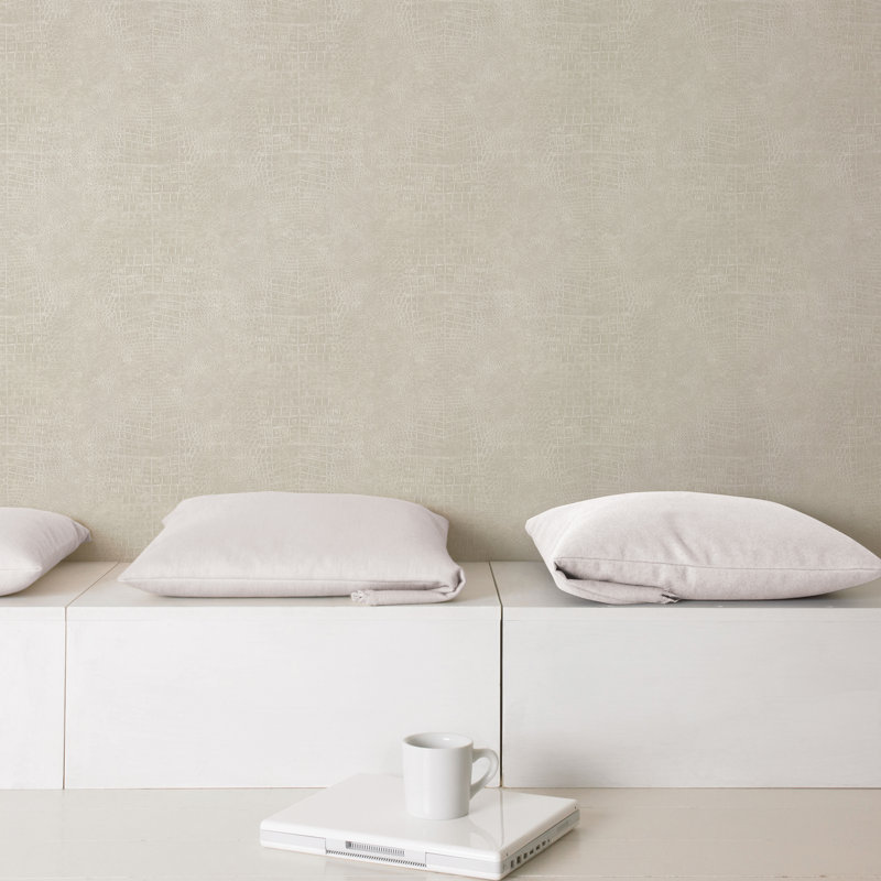 10m x 53cm Matte Wallpaper Roll, Putty