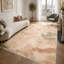 Abstract Cotton and Chenille Flatweave Area Rug-1697383774