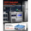 Machine de fabrication commerciale autoportante pour machine à glaçons 132 lb / 24 heures avec évier