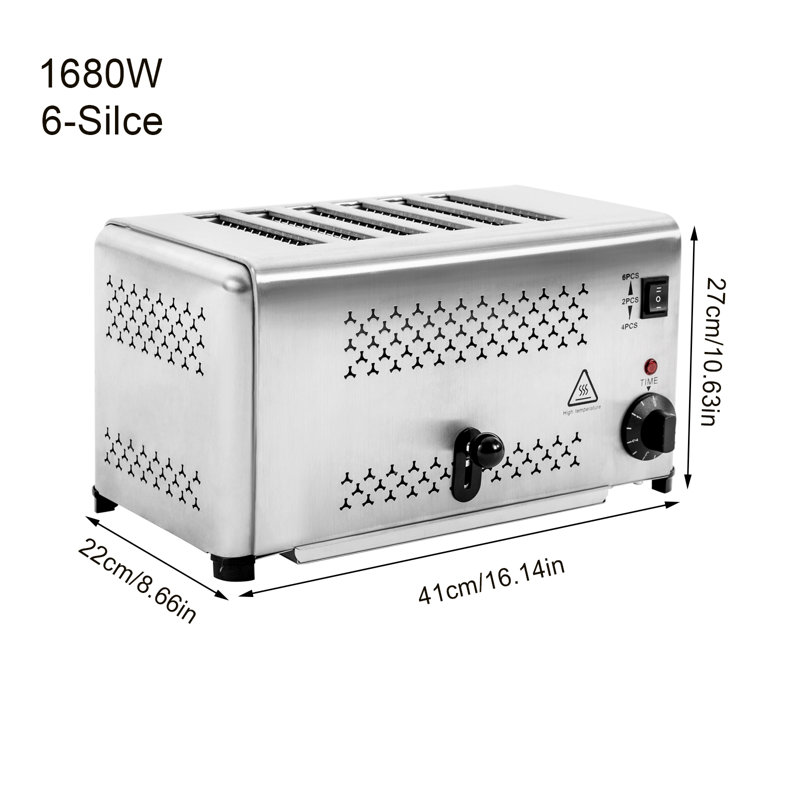 6-Slice Pop-up Bread Machine