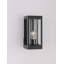 Dark Grey Outdoor Armed Sconce