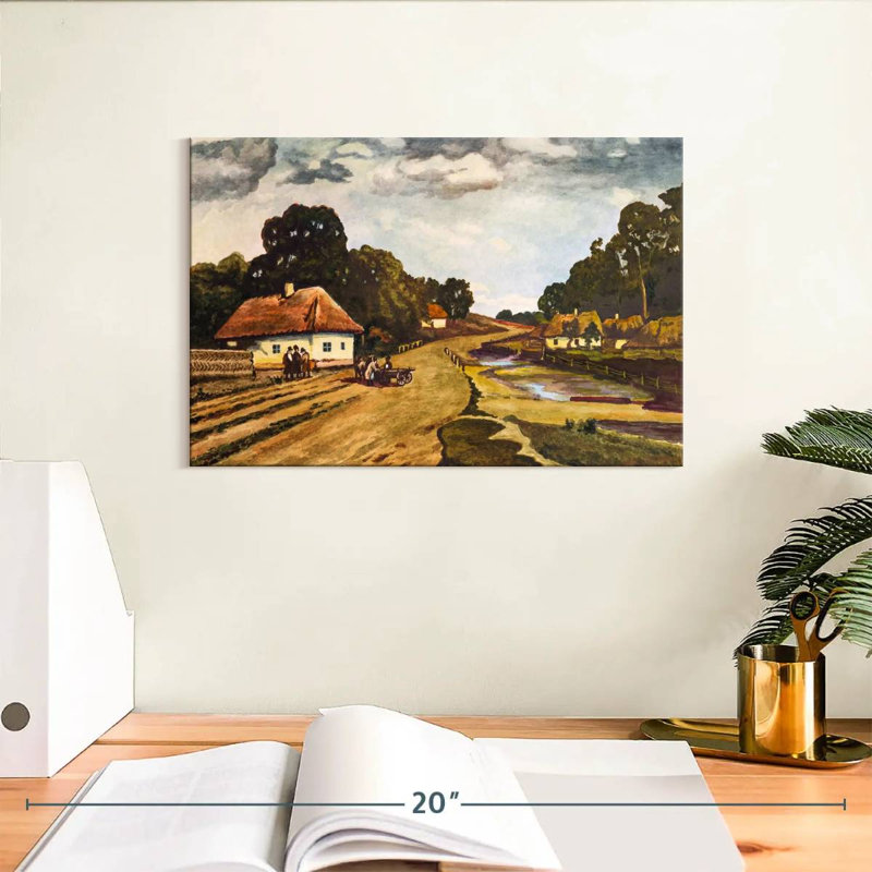 Paysage urbain d'Ukraine à Alvord, H 8 po x l 12 po