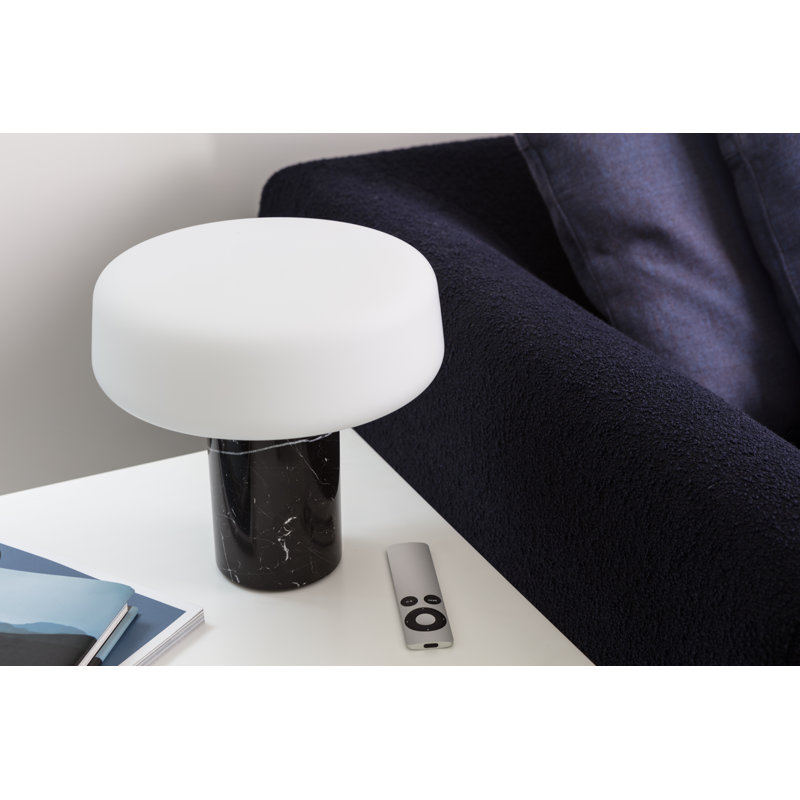 Solid LED Table Lamp, Nero Marquina