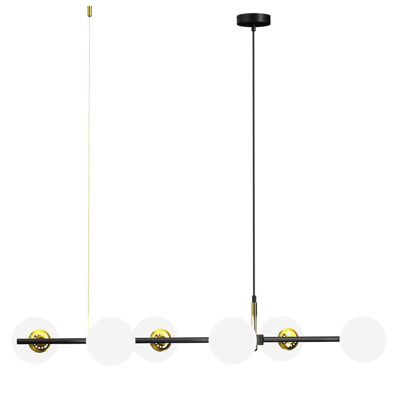 Pop 6 - Light Kitchen Island Pendant, 103cm H x 35cm W x 35cm D