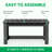 HDPE Rectangular Outdoor Coffee Table-2129020757