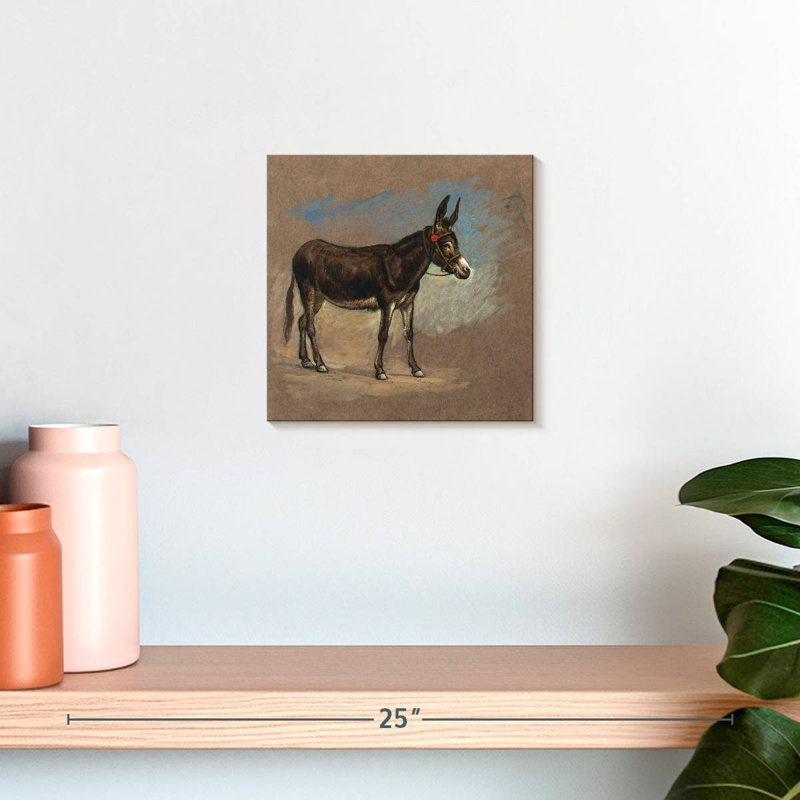 Brampt Study. A Mule, 10" H x 10" W
