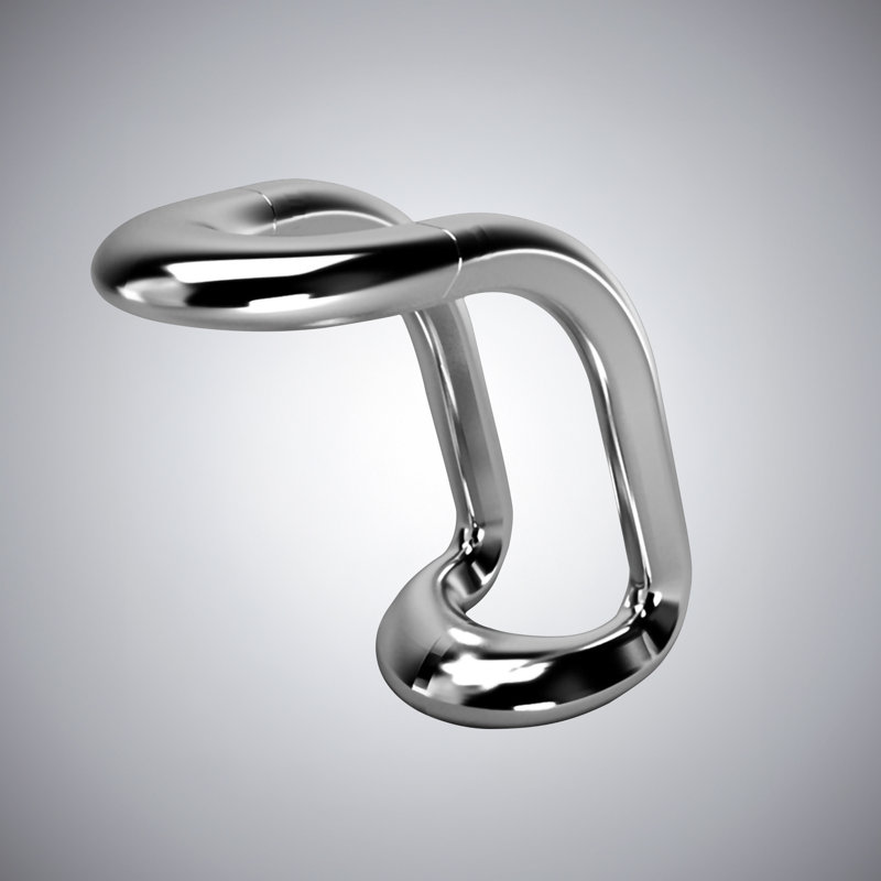 Robinet à capteur tactile sans contact avec finition nickel et plage de détection réglable