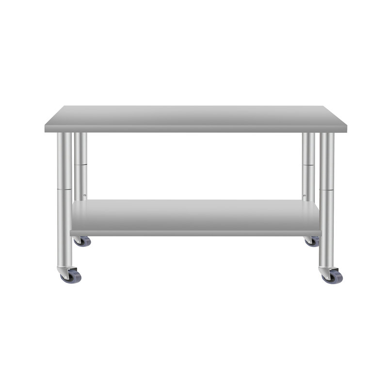 Table de travail commerciale, H 35,50 po x l 48 po x P 24 po