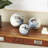 Wrought Studio™ Metal Swirl Abstract Orbs & Vase Filler With Brown And Cream Accents