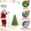 5ft Classic Christmas Tree, 967 Pe+ Tips, Realistic Appearance, Hinged Branches For Smooth Setup, Stable Metal Stand Decor Easy - To Setup Branches, Holiday Decorating