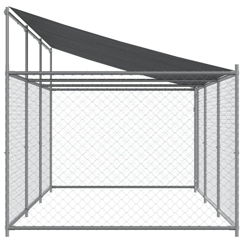 Alexy 200cm H Metal Yard Kennel, 200cm H x 600cm W x 200cm D